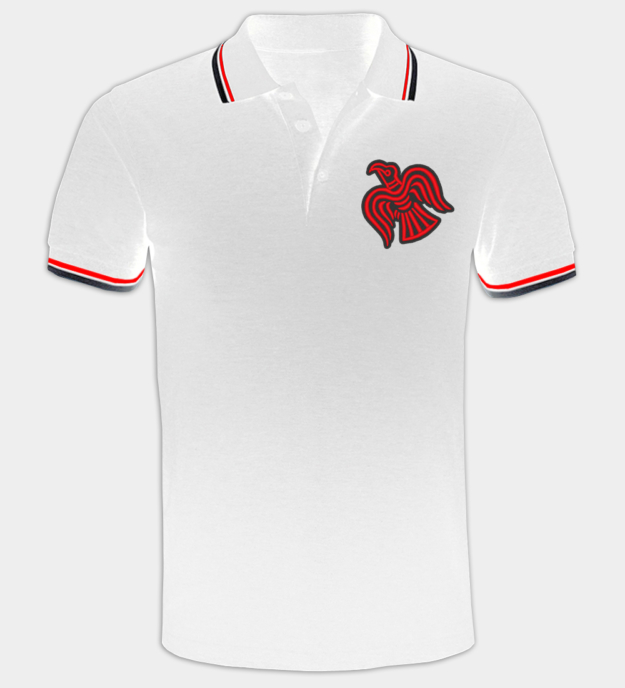 Tricou polo brodat Corbul Viking