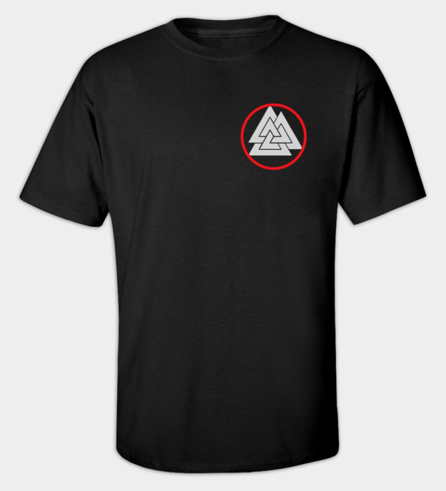 Tricou brodat Valknut