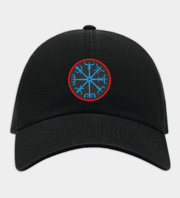 Șapcă de baseball brodată cu Vegvisir