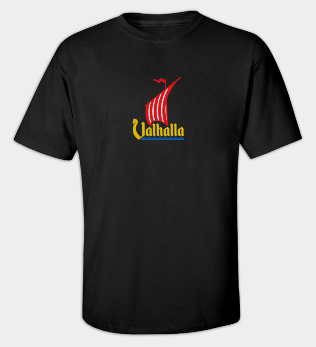 Tricou brodat cu Nava Dragon Viking