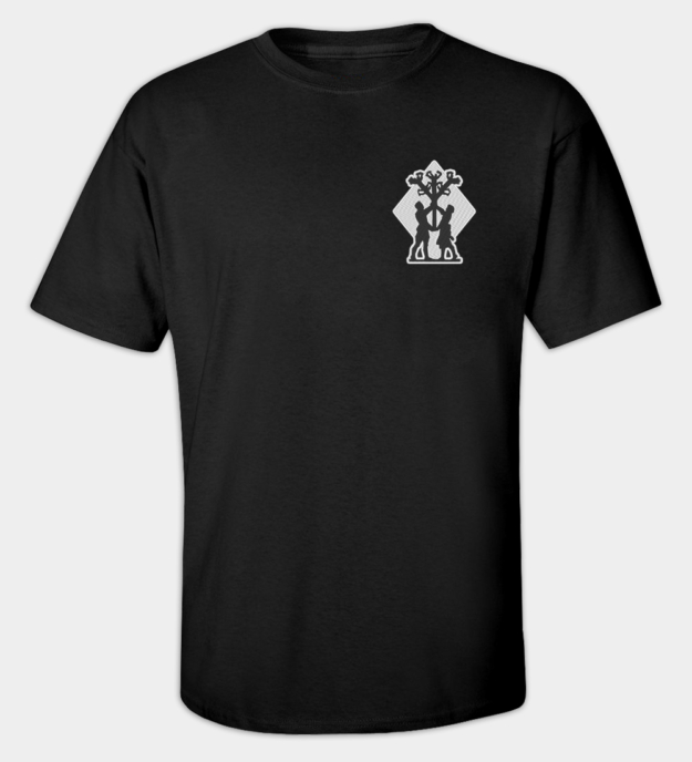 Tricou brodat cu motivul Algiz