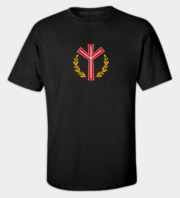 Tricou brodat Runa Algiz