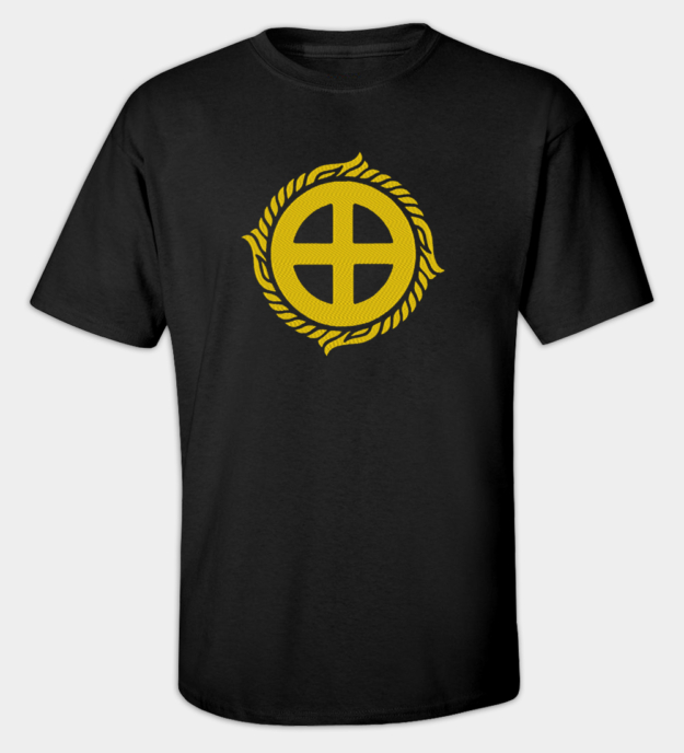 Tricou brodat Croce Solare