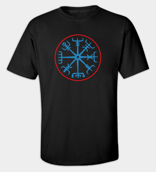 Tricou brodat Vegvísir
