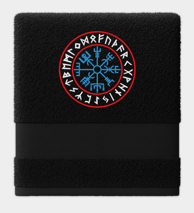 Prosop Brodat Vegvísir Runic